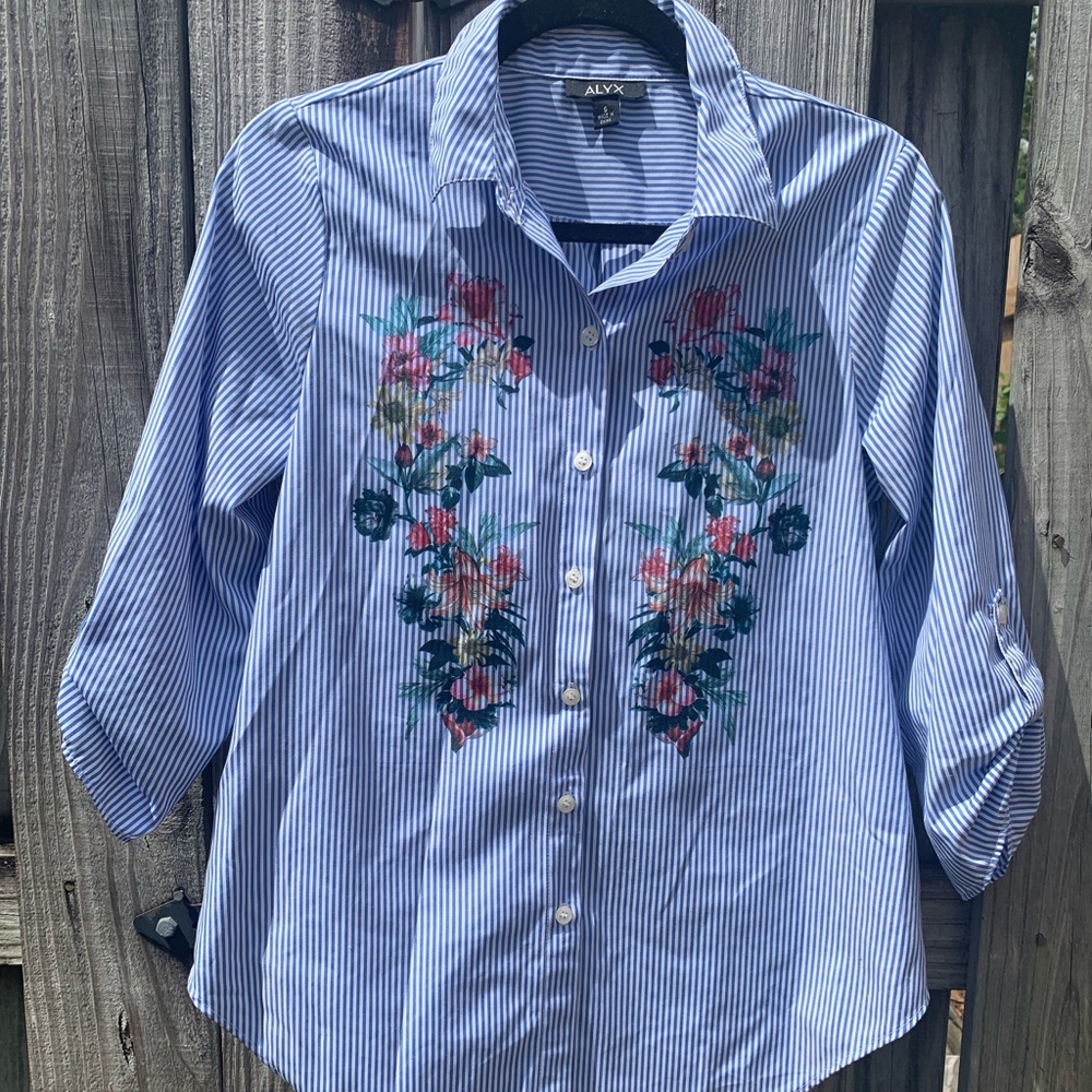 Blue Collard Shirt